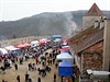 Hrad Veveří hostil tradiční masopustní akci slavnosti moravského uzeného.