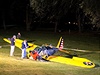 Malé sportovní letadlo, které pilotoval americký herec, po nehod v Kalifornii.