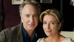 Alan Rickman a Emma Thompson v televizním filmu The Song of Lunch (2013).