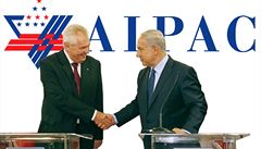 Český prezident Miloš Zeman se setkal v USA s izraelským premiérem Benjaminem...