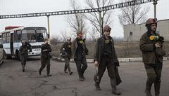 Horníci krá�í na místo ne�t�stí