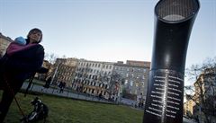 Na námstí Míru v Praze si mohou lidé od 2. bezna poslechnout vere z...