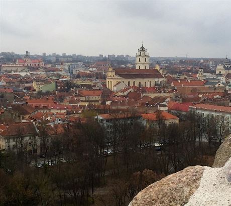 Litevské město Vilnius přezdívané také jako město kostelů.