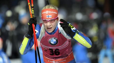 Finská biatlonistka Kaisa Mäkäräinenová.