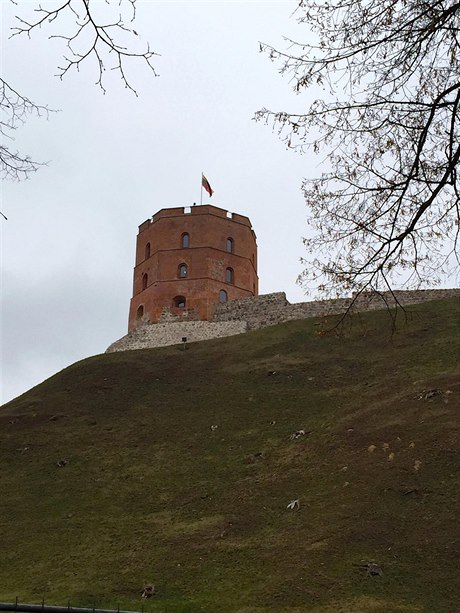 V samotném centru se nachází homole s malým hrádkem i pevností - Gediminasova...