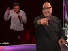 Tlumoník do znakové ei zastínil védské zpváky v souti o Eurovizi.