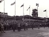 18. srpna 1945, Praha  ruzyské letit: Kamarádi letci, vítáme vás dom.