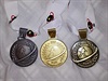 Kompletní medailová sbírka Ondeje Moravce.