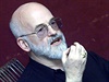 Terry Pratchett pi návtv Prahy v roce 2001.