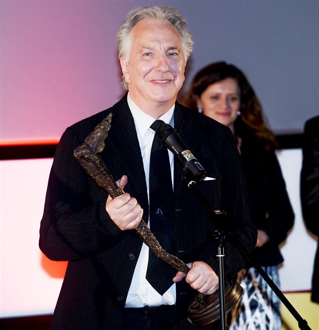 Britský herec a reisér Alan Rickman pevzal pi zahájení Febiofestu estnou...