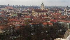 Litevské město Vilnius přezdívané také jako město kostelů.