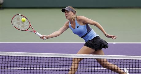esk tenistka Nicole Vaidiov na turnaji v Miami.