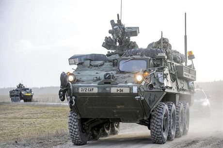 Stryker je vozidlo s vysokou odolností a mobilitou. Americká armáda jej vyuívá...