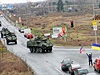 ada obrnných transportéru Stryker v Pardubicích.