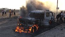 Hoc auto itskch rebel v jihojemenskm Adenu.