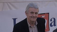 Britský spisovatel Simon Mawer pi návtv KHIHfestu v Letanech.