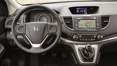Interiér nejnovjího modelu Hondy CR-V 2014.