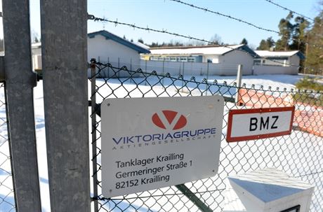 Sklad firmy Viktoriagruppe v nmeckm Krailingu.