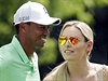Tiger Woods s pítelkyní Lindsey Vonnovou.