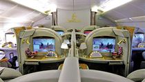 Prvn tda v Emirates na letounu Airbus A380: samozejmost je napklad...