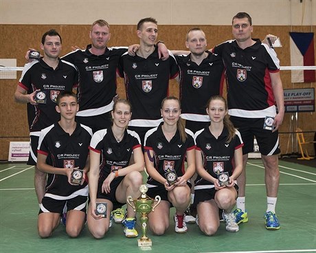 Drustvo Benátek nad Jizerou - vítz badmintonové extraligy pro sezonu...