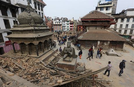 Zkáza v Káthmándú.