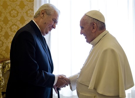 Prezident Milo Zeman se setkal s papeem Frantikem.