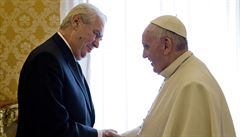 Prezident Milo Zeman se setkal s papeem Frantikem.