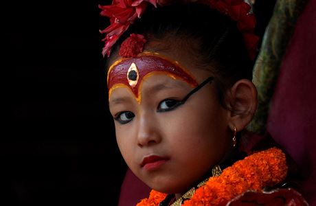 Nepálská bohyn Kumárí