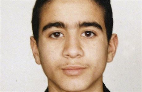 Omar Khadr ve trnácti letech.