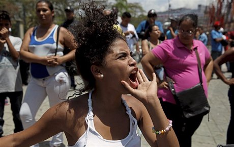 Nespokojenost roste. Venezuelané ví vlád socialistického prezidenta Nicoláse...