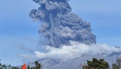 M�ste�ko Ensenada po výbuchu sopky Calbuco