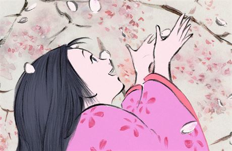 Ze snímku Píbh o princezn Kaguje (The Tale of Princess Kaguya) japonského...