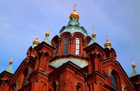 Uspenská katedrála v Helsinkách, nejvtí pravoslavný chrám Západu.