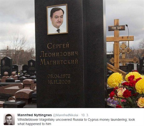 Hrob Sergeje Magnitského.