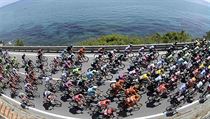 Giro d'Italia - momentka z druh� etapy.