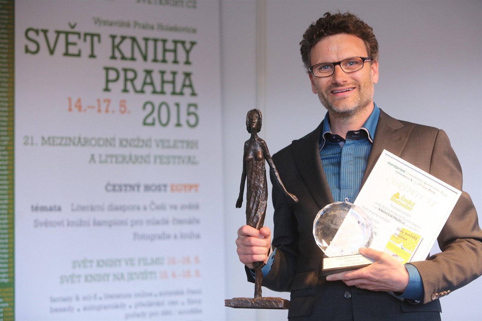 Na veletrhu byla ud�lena také cena �eský Bestseller pro  nejprodávan�j�í knihu...