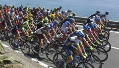 Giro d'Italia - momentka z druhé etapy.