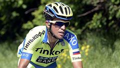 Alberto Contador ze stáje Tinkoff-Saxo.