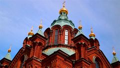 Uspenská katedrála v Helsinkách, nejvtí pravoslavný chrám Západu.