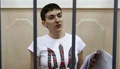 V�znená Na�a Sav�enková u moskevského soudu.