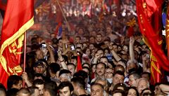 Masové protivládní protesty ve Skopje trvají u nkolik týdn. Kabinet premiéra...