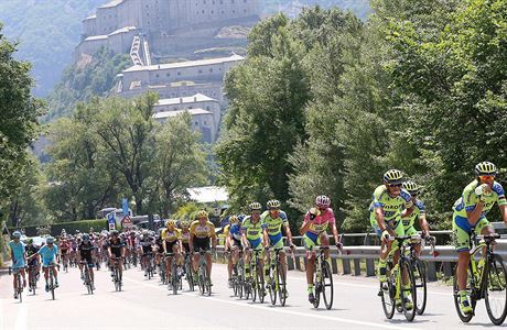 Giro d'Italia - momentka z 19. etapy.