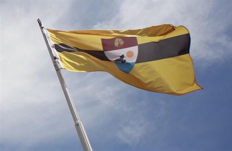 Vlajka Liberlandu.