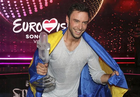 Mans Zelmerlow vyhrál písňovou soutěž Eurovision.