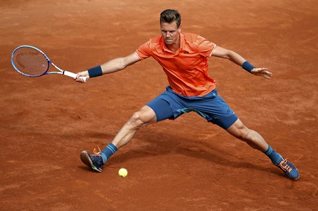 Tomá Berdych na Roland Garros.