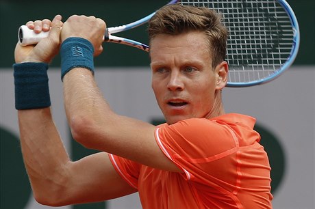 Tomá Berdych na French Open.