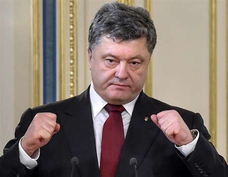 Ukrajinský prezident Petro Poroenko.