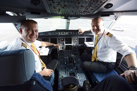 Piloti eských aerolinií.