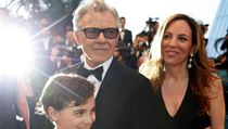 Herec Harvey Keitel s manelkou Daphne Kastner po promtn snmku Youth.